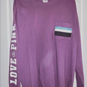 Long Sleeve Pink Top